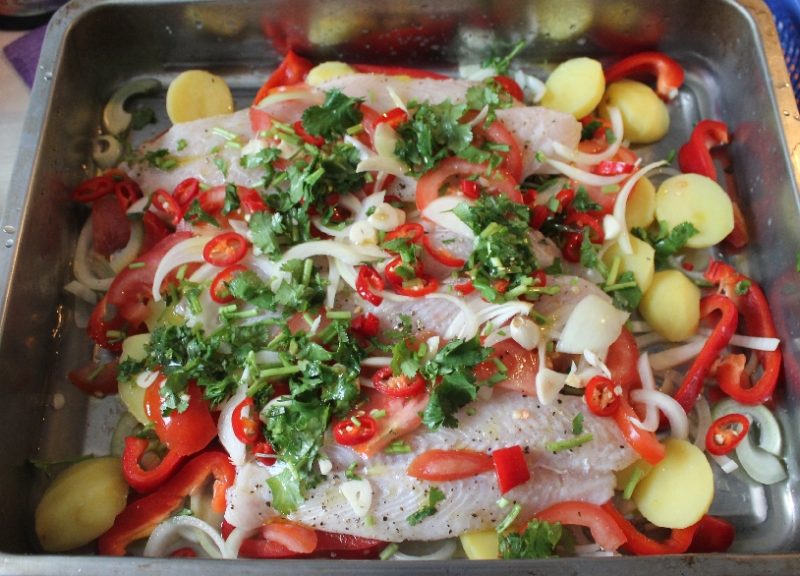Pangasiusfilet mit Kartoffeln und Brokkoli – Familie Belizario Meschkat