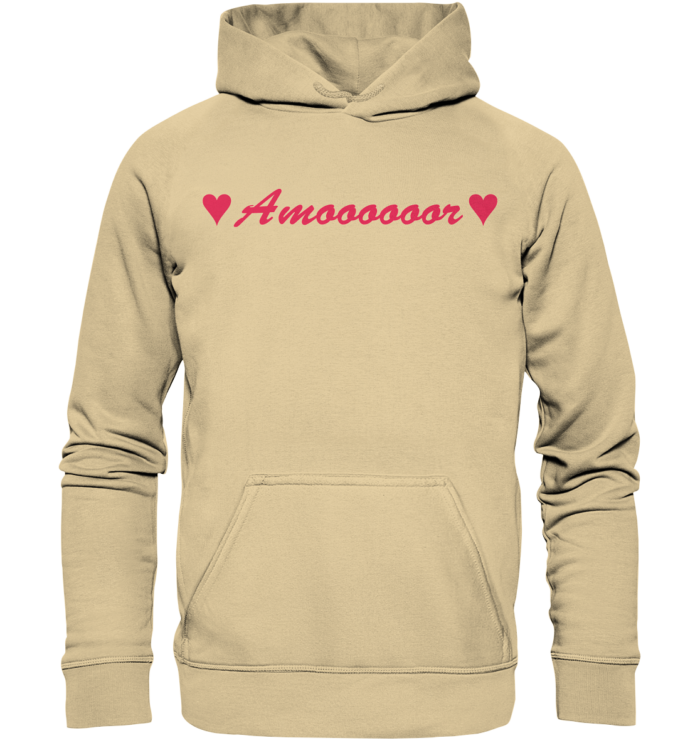 Amoooooor - Basic Unisex Hoodie – Bild 3