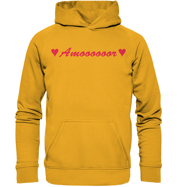 Amoooooor - Basic Unisex Hoodie – Bild 4