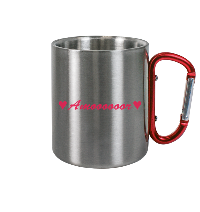 Amoooooor - Edelstahl Tasse