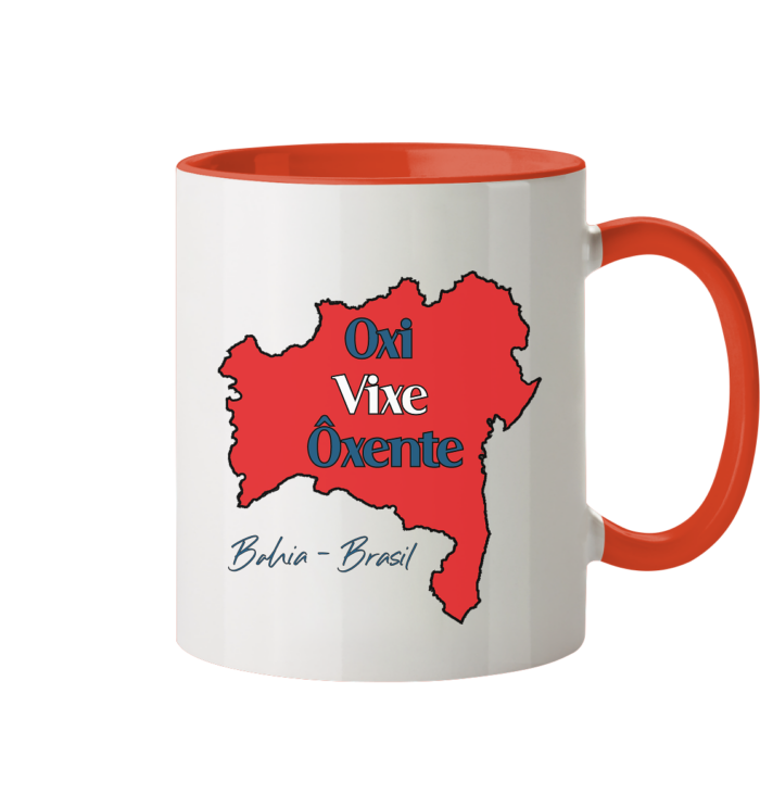 Bahia - Oxi - Vixe - Ôxente - Tasse zweifarbig